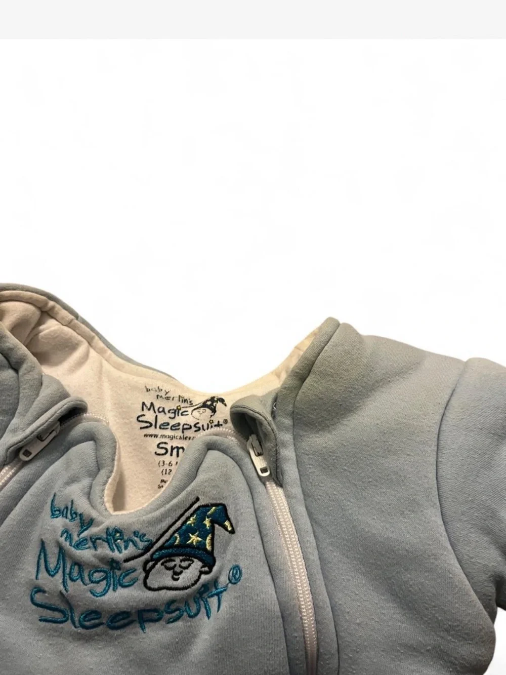 Baby Blue Baby Merlin’s Magic Sleepsuit Small 3-6 Months